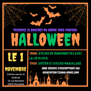 Atelier marionnettes et gouter Halloween